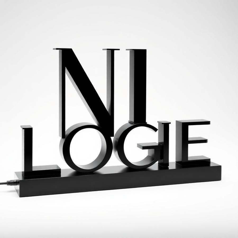 Dimensional business logo display